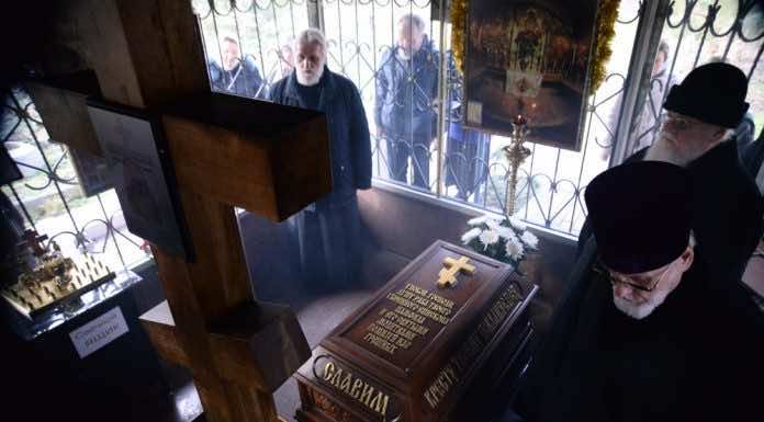 Лития на Всесвятском кладбище лития