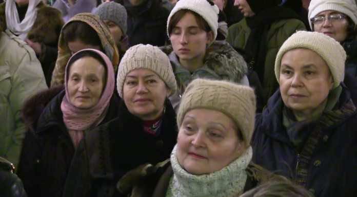 Рождественская служба в Свято-Екатерининском соборе