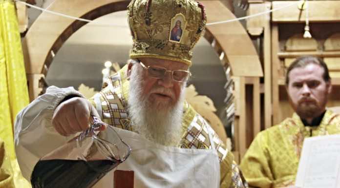 Освящение придела Троицкого собора придел