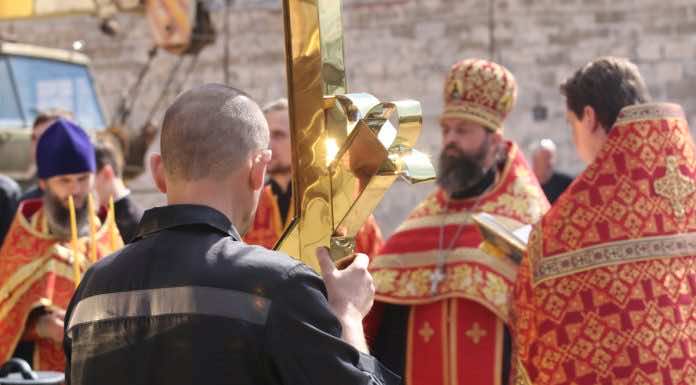 Освящение куполов в исправительной колонии освящение куполов