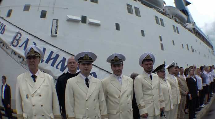 Освящение лайнера «Князь Владимир» (видео)