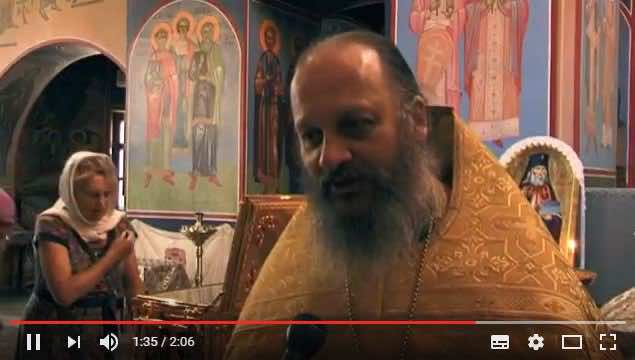 Встреча ковчега с мощами новомучеников