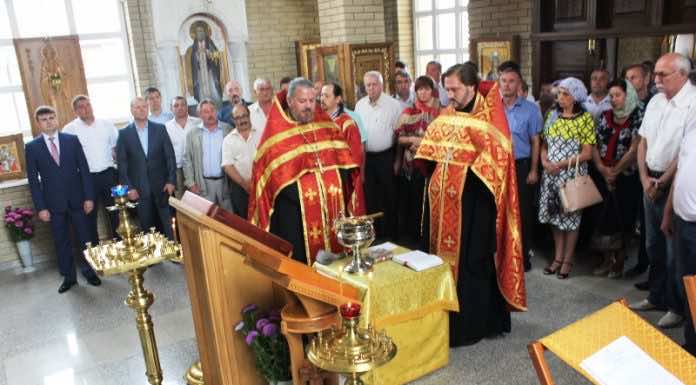 Молебен в день ветеринарного работника