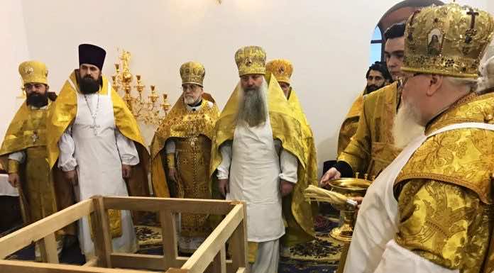 Обновление храма в станице Елизаветинской Обновление храма