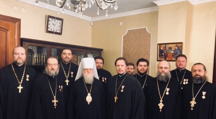 Представители епархиального духовенства удостоены высоких наград Русской Православной Церкви