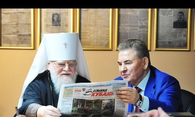 Встреча митрополита Исидора с журналистами «Вольной Кубани»