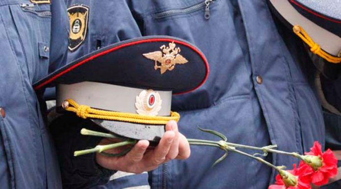 Молебен, посвященный 300-летию Российской полиции