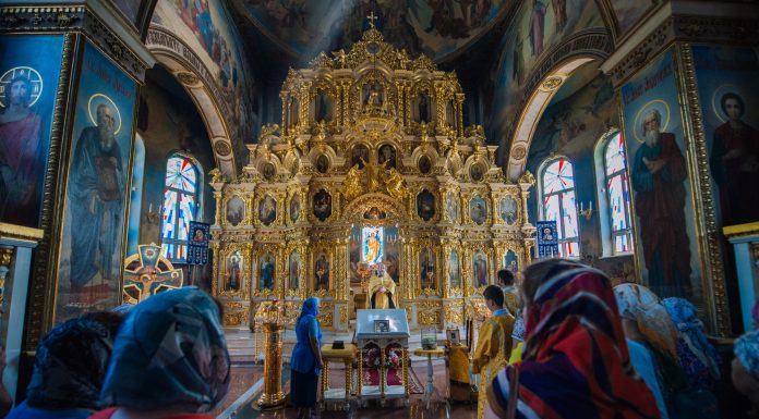 Встреча мощей в больничном храме