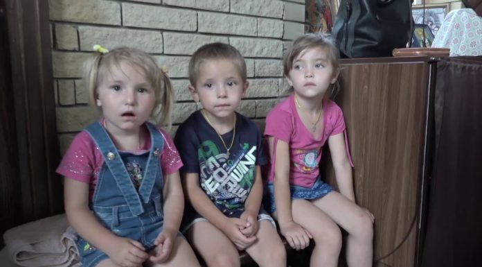 Крещение детей из многодетных семей