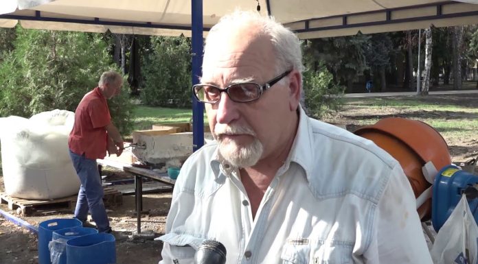 Молебен на месте строительства храма свв. Кирилла и Мефодия при КубГУ