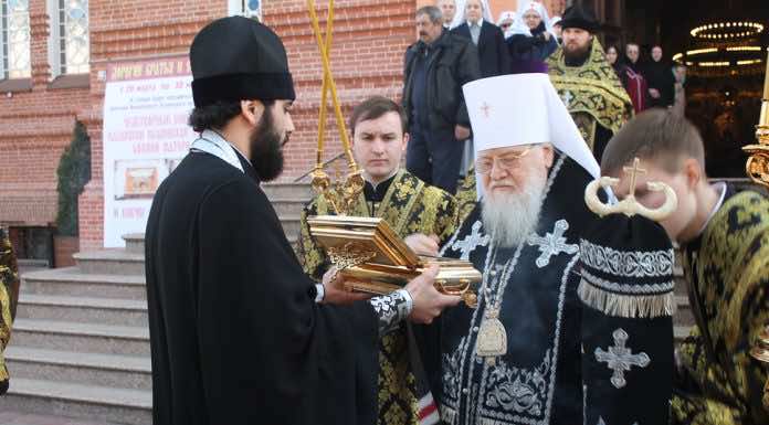 Святыни Вышенского Свято-Успенского монастыря в конце недели покинут Краснодар