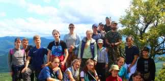 Ребята из православного турклуба «ПИК» совершили первый поход в горы