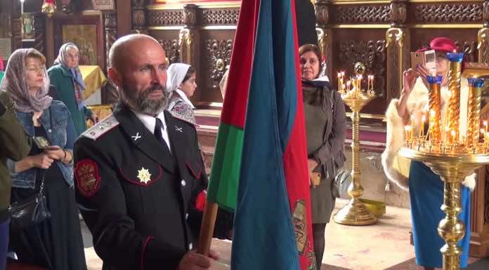 Казачья присяга в храме Рождества Христова
