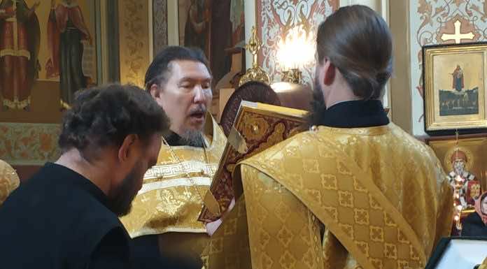 Молебен перед началом Екатерининских чтений