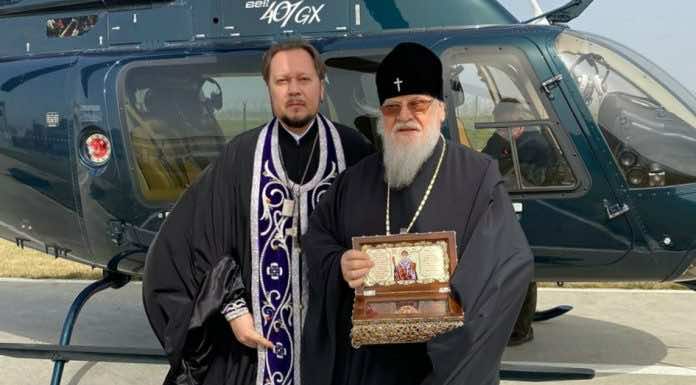 Митрополит Исидор возглавил воздушный крестный ход