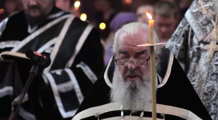 Отпевание протоиерея Валентина Мерцева