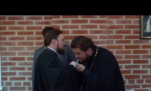 Сюжет о встрече с епископом Истринским Серафимом