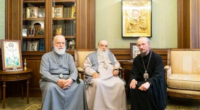 Состоялась встреча митрополита Филарета, митрополита Павла (Пономарева) и епископа Вениамина