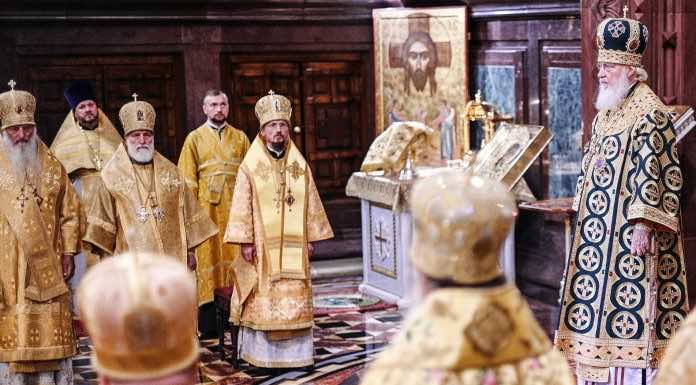 Митрополит Павел (Пономарев) сослужил Святейшему Патриарху Кириллу