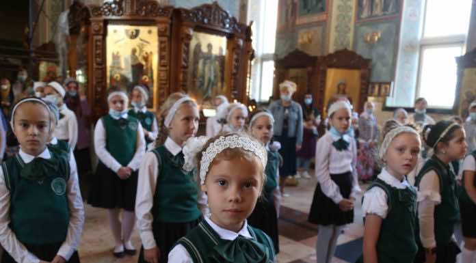 Детская литургия в день памяти апостола Иоанна Богослова