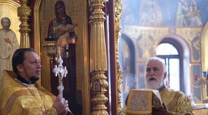 Митрополит Павел (Пономарев) совершил Литургию в Георгиевском храме города Краснодара