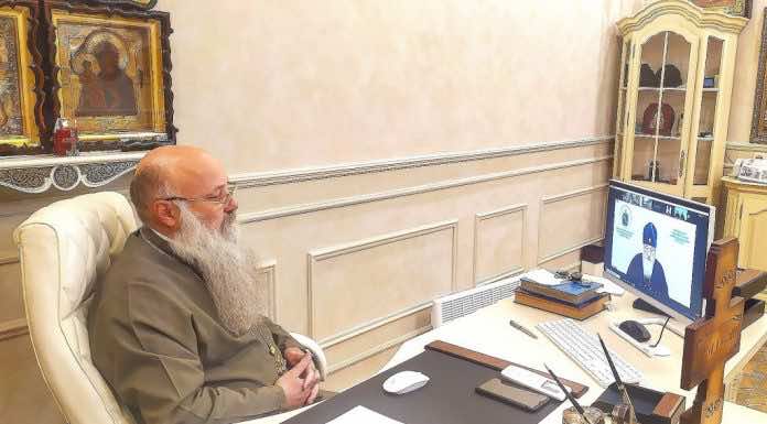 Духовник Кубанского казачьего войска принял участие в вебинаре