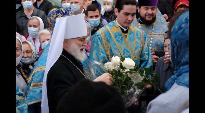 Сюжет о визите митрополита Павла (Пономарева) в Казанский храм