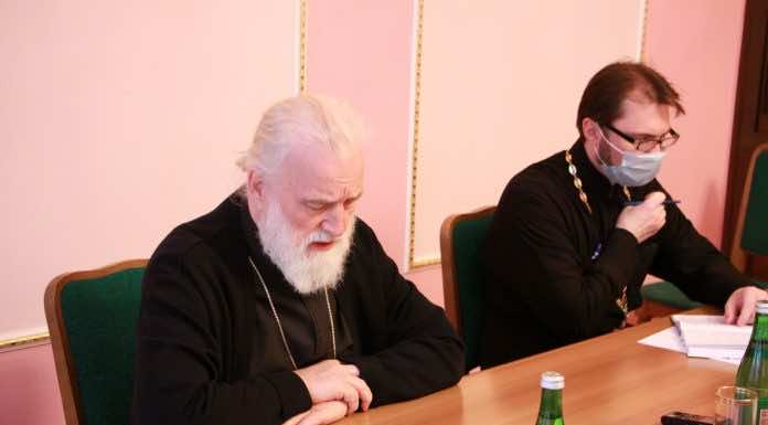 Митрополит Павел (Пономарев) возглавил заседание Епархиального совета