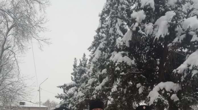 В Динском районе священник участвовал в церемонии открытия парка