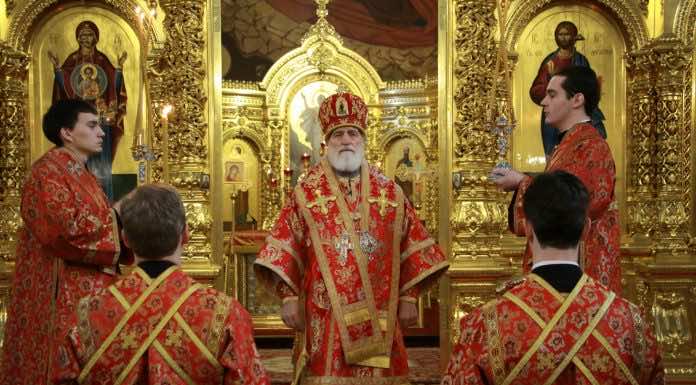 Митрополит Павел (Пономарев) совершил Литургию в Собор новомучеников и исповедников Российских