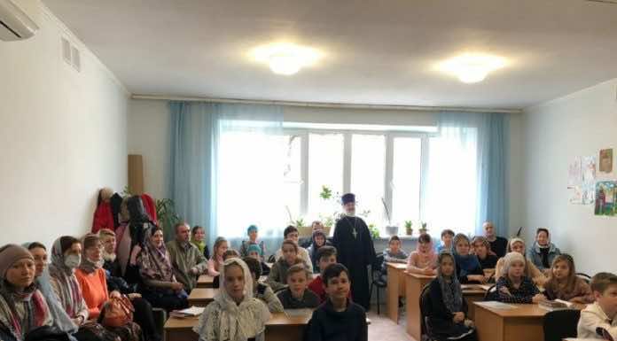 В воскресной школе Казанского храма прошел открытый урок