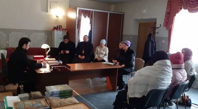 Педагогическое совещание в Вознесенском храме в пос.Пашковского