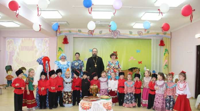 Масленичный утренник прошел в детском саду № 4 «Солнышко» города Белореченска