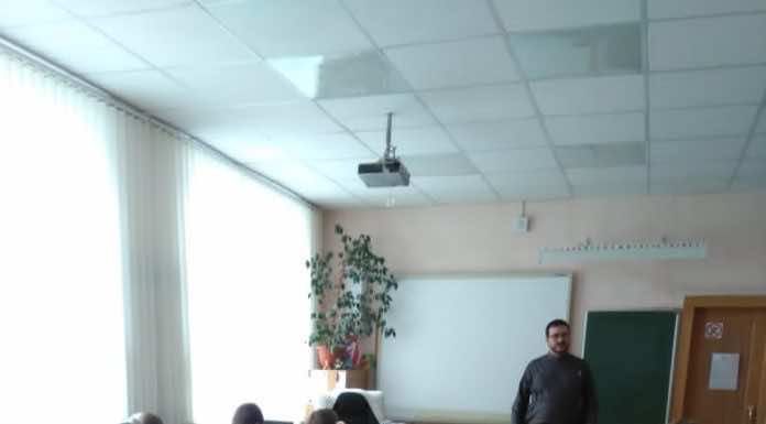 Встреча священнослужителя с учащимися пятых классов гимназии №4