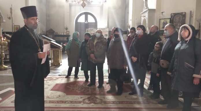 Видеосюжет об экскурсии в Александро-Невский собор города Краснодара