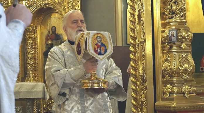 Видеосюжет о Литургии в Мясопустную родительскую субботу