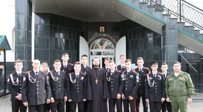 Кадеты посетили храм Святого Духа