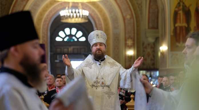 Первая Литургия Митрополита Григория на Кубани