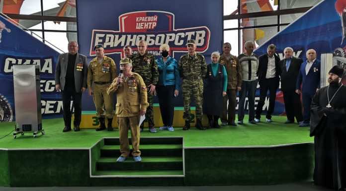 Священник посетил краевой турнир по боевому самбо