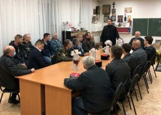 Встреча духовника Пашковского станичного казачьего общества с казаками