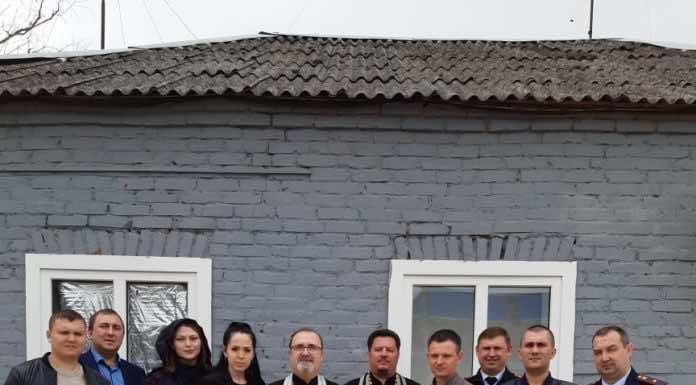 Освящение здания отдела МВД в ст. Новотитаровской