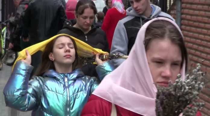 Видеосюжет о Вербном Воскресении Епархиальной телепрограммы «Отчий дом»