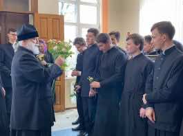 Семинаристы подготовили видеосюжет о прощании с митрополитом Павлом