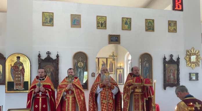 В храме великомученика Георгия Победоносца в поселке Афипском состоялся престольный праздник