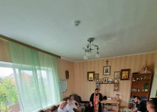 Священник поздравил с праздником Пасхи воспитанников Центра ресоциализации