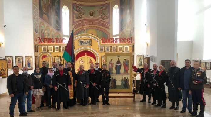 Присяга казаков в Вознесенском храме