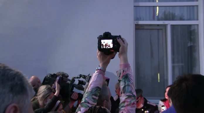 Видеосюжет о встрече Благодатного огня