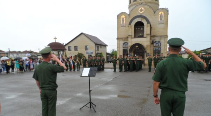В ст. Северской состоялась присяга новобранцев