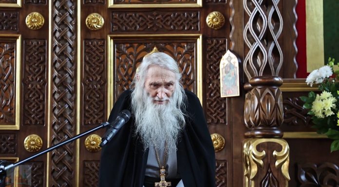 Видеосюжет о посещении схиархимандритом Илием (Ноздриным) Рождественского храма