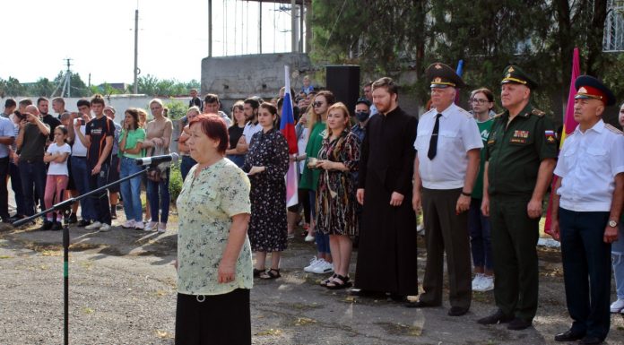 В станице Динской прошли проводы призывников в ряды Вооруженных сил Российской Федерации